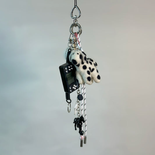 Dalmatian dog bag charms bundle