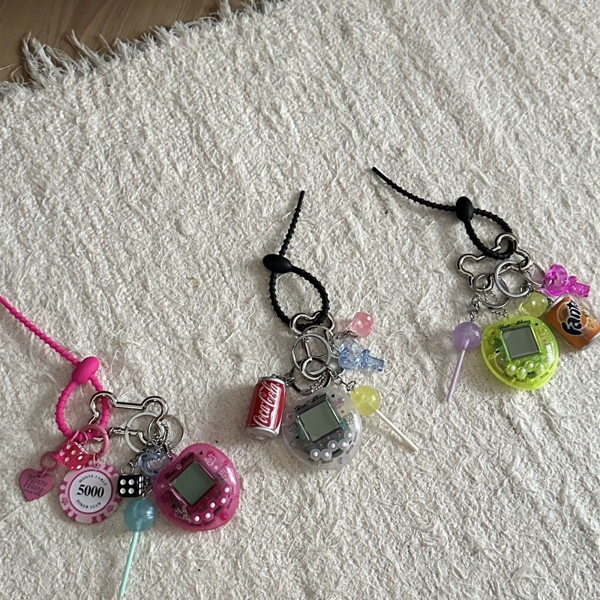 Tamagotchi bag charms bundle