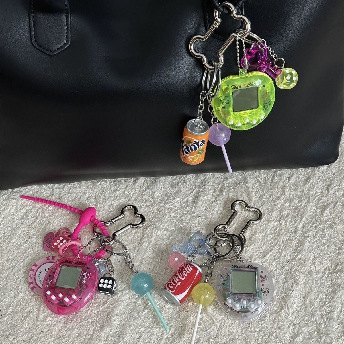 Tamagotchi bag charms bundle