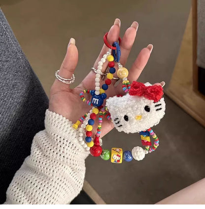 Kitty beaded chain