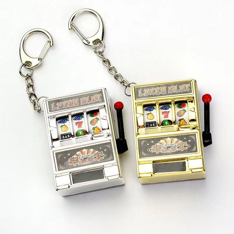 Mini slot machine bag charm