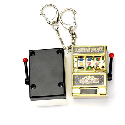 Mini slot machine bag charm